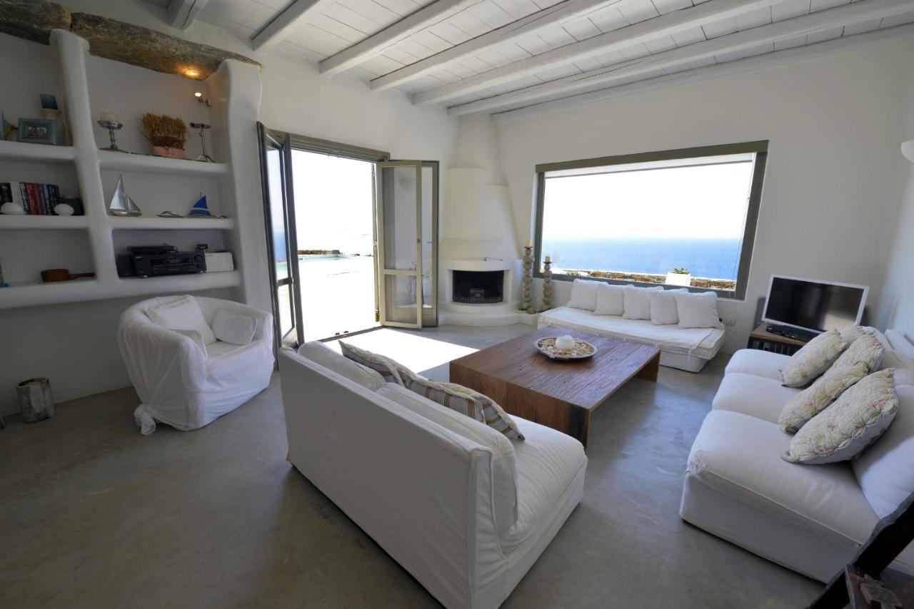 Spectacular Sunset View Villa At Melissaki Ioulis Exterior photo