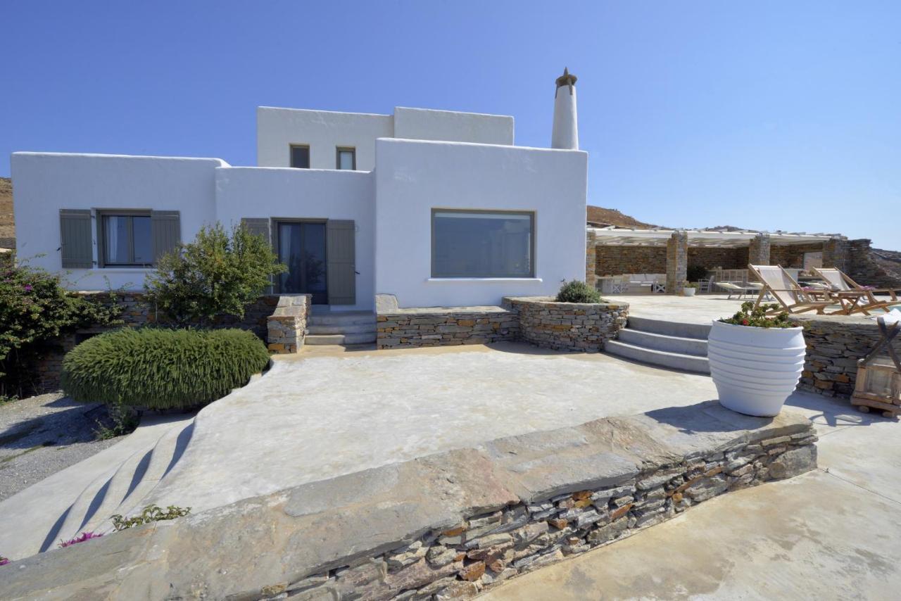 Spectacular Sunset View Villa At Melissaki Ioulis Exterior photo